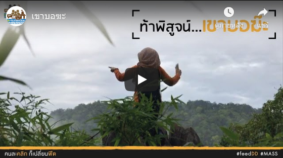 สิ่งแวดล้อม ณ เขาบอฆ๊ะ ในจังหวัดสตูล